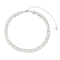 Choker Piuka Raiza Elos Grumet Folheada em Ródio Branco - Piuka