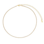 Choker Piuka Riviera Chiara Mini Zircônias Cristal Folheada a Ouro 18k - Piuka