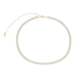 Choker Piuka Riviera Chiara Zircônias Média Cristal Folheada a Ouro 18k - Piuka