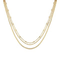 Choker Piuka Ross 3 Voltas Folheada a Ouro 18k - Piuka