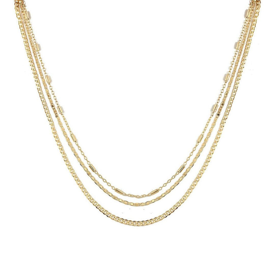Choker Piuka Ross 3 Voltas Folheada a Ouro 18k - Piuka