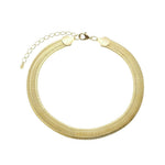 Choker Serena Malha Relógio Folheada a Ouro 18k - Piuka
