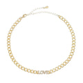 Choker Zircônias Folheada a Ouro 18k Kel Love - Piuka