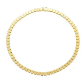 Colar Catarina Malha Metal Folheado a Ouro 18k - Piuka