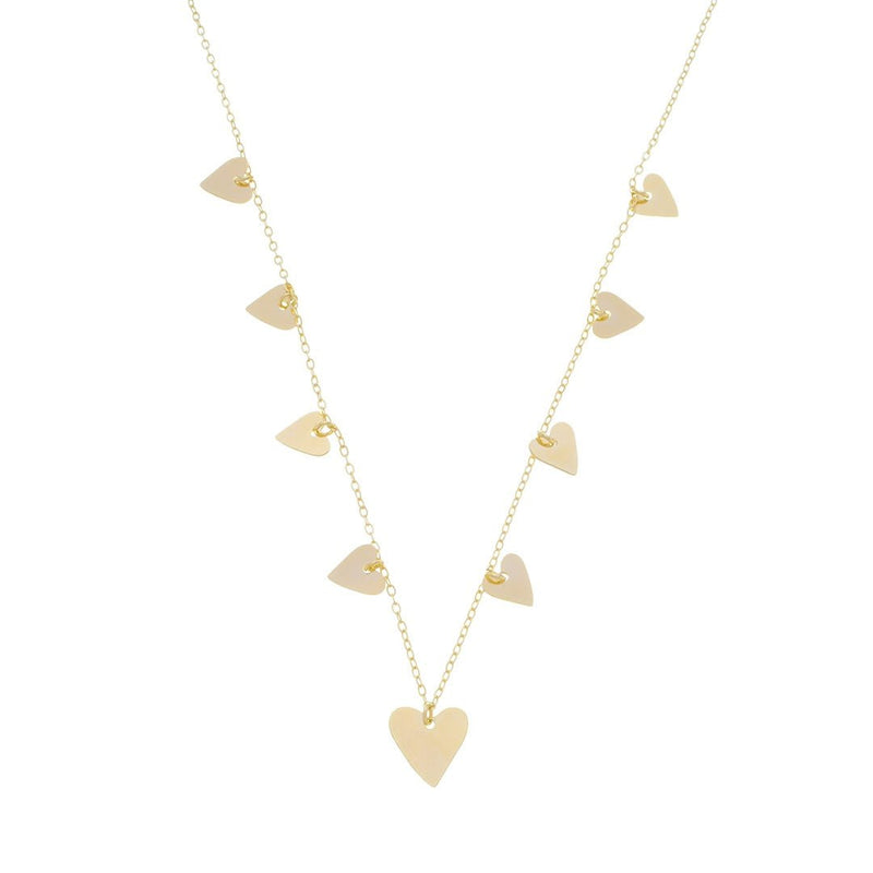 Colar Corações Piuka Vintage Folheado a Ouro 18k - Piuka