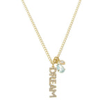 Colar Dream Princess Zircônia Acqua Folheado a Ouro 18k - Piuka