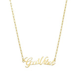 Colar Feminino Good Vibes Folheado à Ouro 18k - Piuka