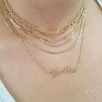Colar Feminino Good Vibes Folheado à Ouro 18k - Piuka