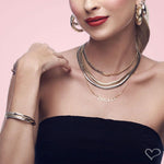 Colar Feminino Taylor Fearless Folheado a Ouro 18k - Piuka