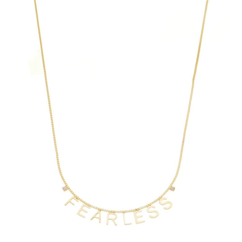 Colar Feminino Taylor Fearless Folheado a Ouro 18k - Piuka