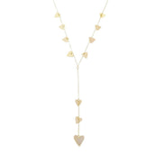 Colar Gravatinha Corações Piuka Vintage Folheado a Ouro 18k - Piuka