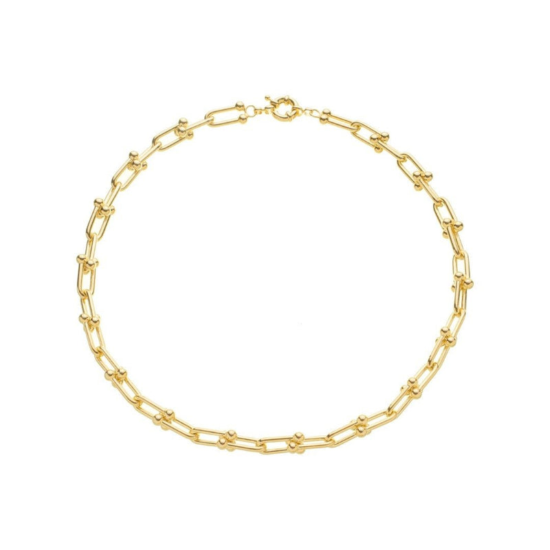 Colar Juliana Elos Folheado a Ouro 18k - Piuka