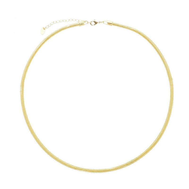 Colar Lia Malha Folheado a Ouro 18k Piuka - Piuka
