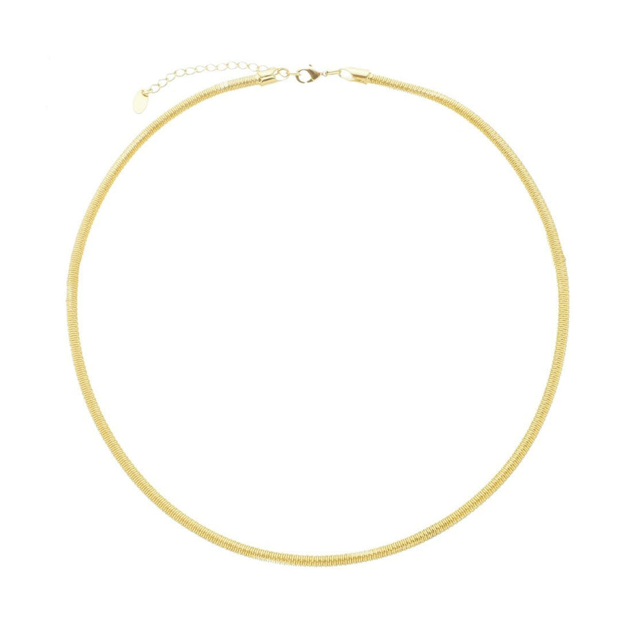 Colar Lia Malha Folheado a Ouro 18k Piuka - Piuka