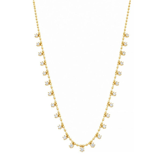 Colar Liz Ponto de Luz Zircônias Folheado a Ouro 18k