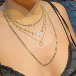 Colar Longo Margo Elos Folheado a Ouro 18k - Piuka