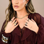 Colar Malha Karla Folheado a Ouro 18k - Piuka