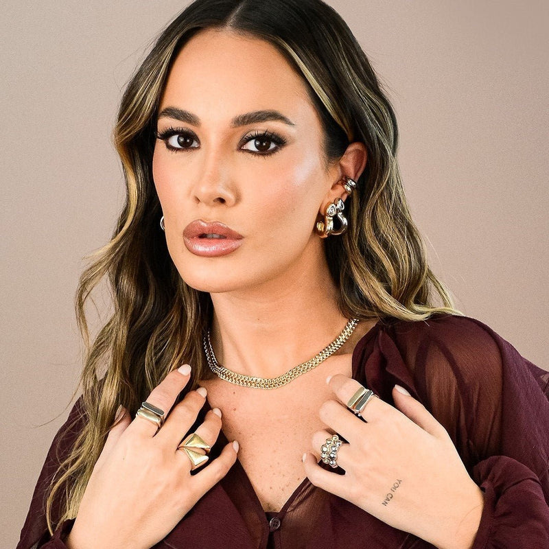 Colar Malha Karla Folheado a Ouro 18k - Piuka