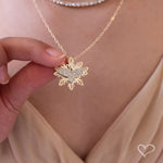 Colar Mandala Espírito Santo Zircônias Folheado a Ouro 18k - Piuka