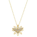 Colar Mandala Espírito Santo Zircônias Folheado a Ouro 18k - Piuka