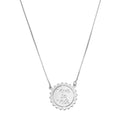 Colar Mandala Viva La Vida Folheado em Ródio Branco - Piuka
