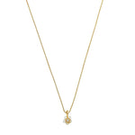 Colar Maria Mini Flor Pérolas Folheado a Ouro 18k - Piuka