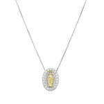 Colar Medalha Nossa Senhora das Graças Zircônias Folheado em Ródio Branco e Folheado a Ouro 18k - Piuka
