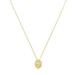 Colar Mini Medalha Espírito Santo Folheado à Ouro 18k - Piuka
