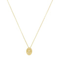 Colar Mini Medalha Nossa Senhora Aparecida Folheado à Ouro 18k - Piuka
