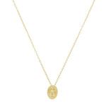 Colar Mini Medalha Nossa Senhora Aparecida Folheado à Ouro 18k - Piuka