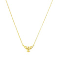 Colar Pingente Divino Espirito Santo Folheado a Ouro 18k - Piuka