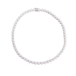 Colar Riviera Kim Zircônias Folheado em Ródio Branco - Piuka