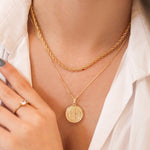 Colar São Bento Medalha M Folheado a Ouro 18k - Piuka