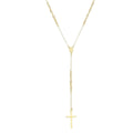 Colar Terço Celestial Zircônia Folheado a Ouro 18k - Piuka