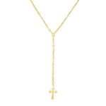 Colar Terço Grace Zircônia Folheado a Ouro 18k - Piuka