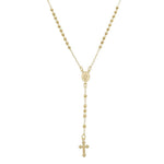 Colar Terço Nossa Senhora das Graças Folheado a Ouro 18k - Piuka