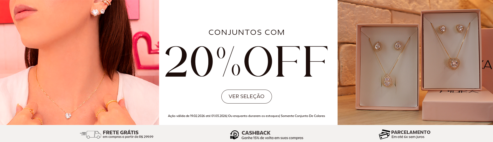Conjuntos 20%OFF