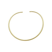 Gargantilha Tubo Mari Folheada a Ouro 18k - Piuka