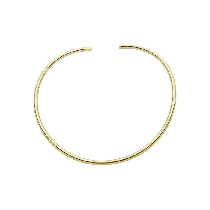 Gargantilha Tubo Mari Folheada a Ouro 18k