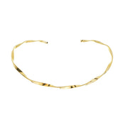 Gargantilha Vicky Torcida Folheada a Ouro 18k - Piuka