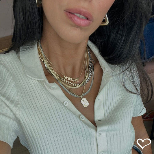 Jade Seba - Mix Choker Vitto E Inicial - Piuka