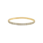 Kit Duas Pulseiras Lara Zircônias Folheada a Ouro 18k - Piuka