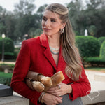 Laço de Cabelo Antonella Fita Veludo Preto - Piuka