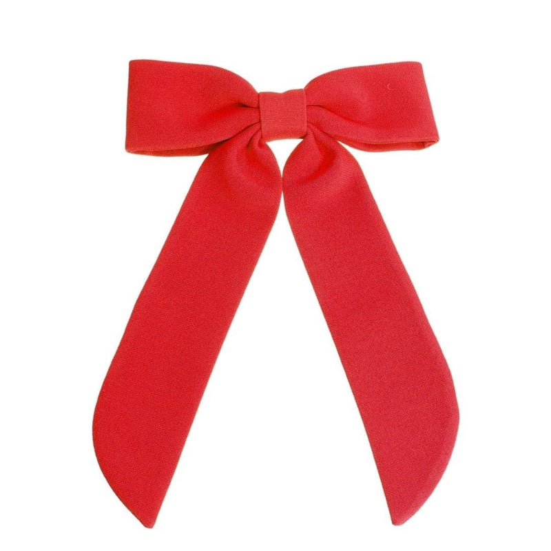 Laço de Cabelo Bia Crepe Vermelho - Piuka