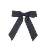 Laço de Cabelo Duplo Fernanda Crepe Preto - Piuka