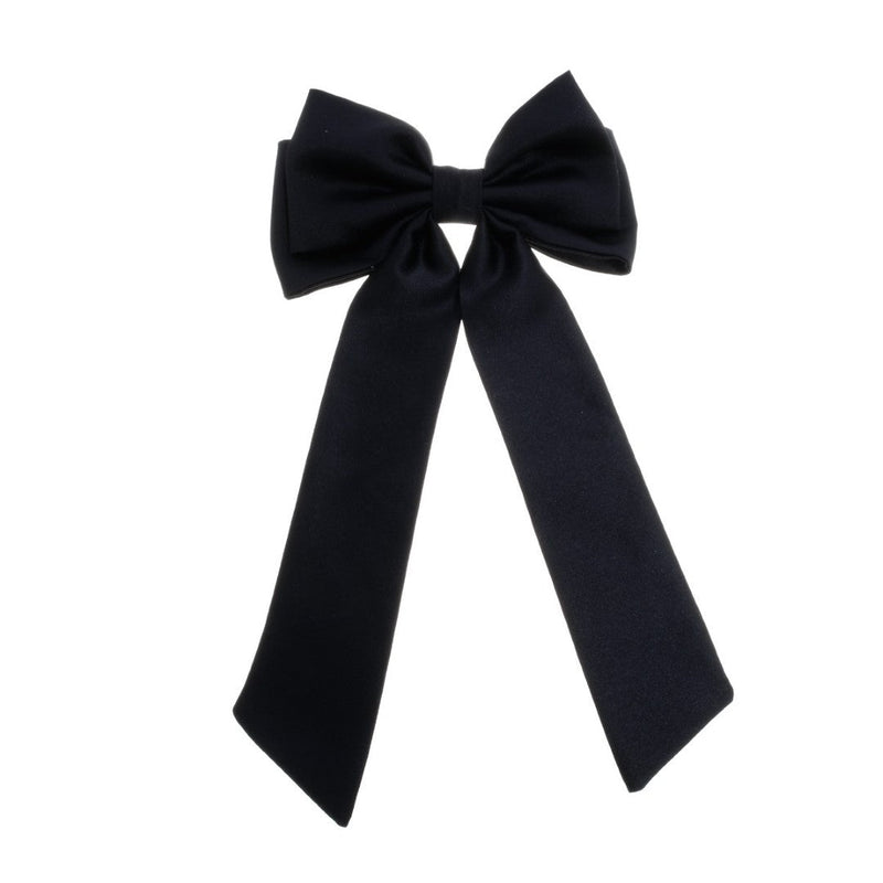 Laço de Cabelo Fabi Crepe Amanda Preto - Piuka