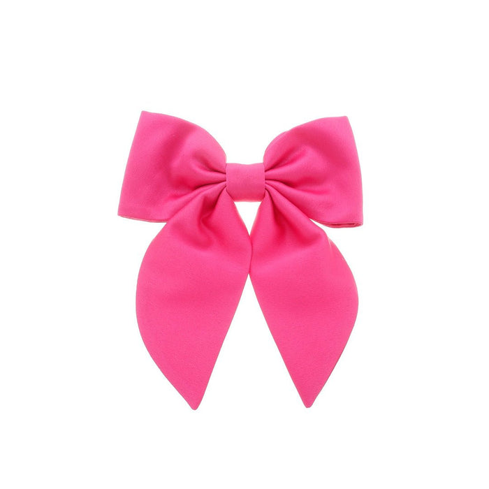 Laço de Cabelo Fernanda Crepe Acetinado Pink