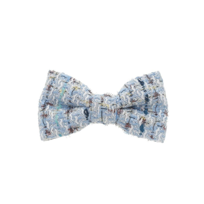 Laço de Cabelo Jessica Tweed Azul