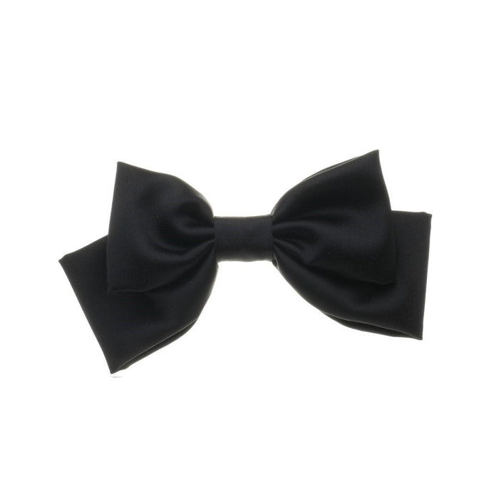 Laço de Cabelo Lais Crepe Acetinado Preto