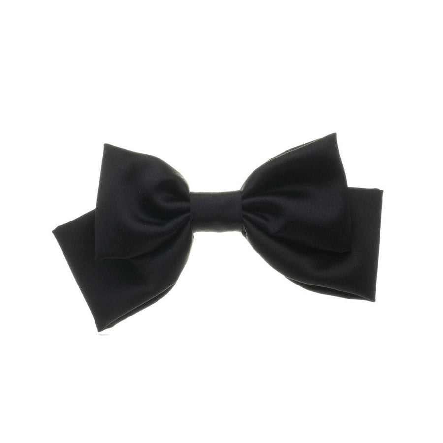 Laço de Cabelo Lais Crepe Acetinado Preto - Piuka